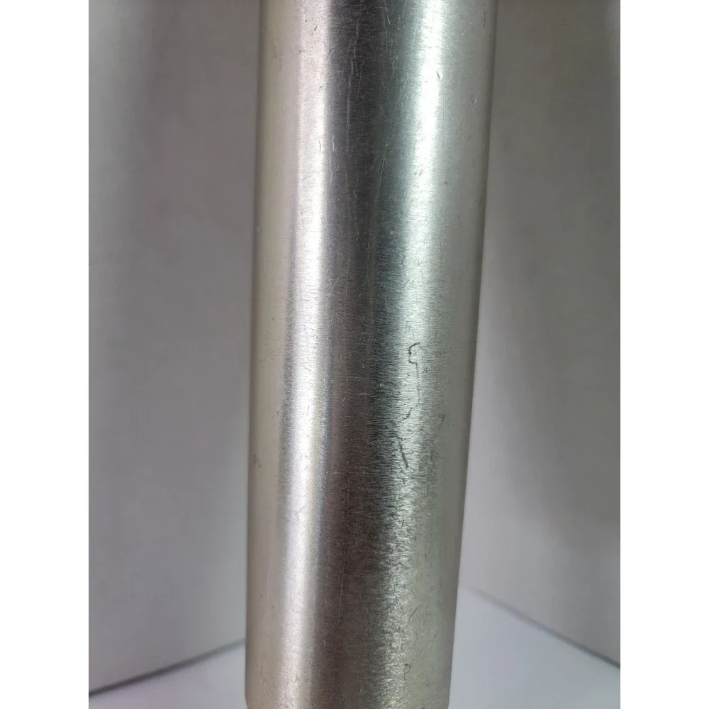Vintage MCM Gold Anodized Aluminum Rolling Pin Chrome Handles 1950s 1960s